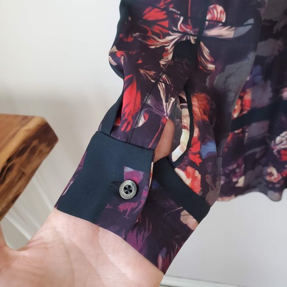 Thakoon Addition Silk Floral Long Sleeve Dress / 0 - Picture 7 of 10